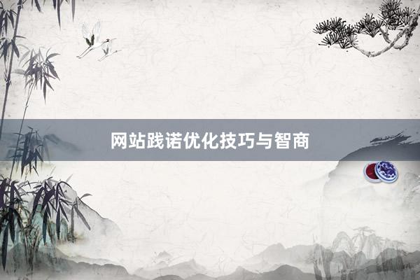 网站践诺优化技巧与智商
